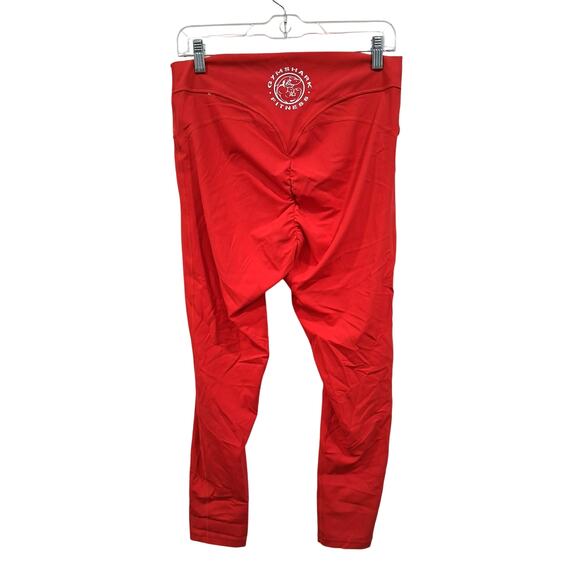 Gymshark Red Booty Sculpt Butt Scrunch Leggings Size Large - Picture 2 of 4